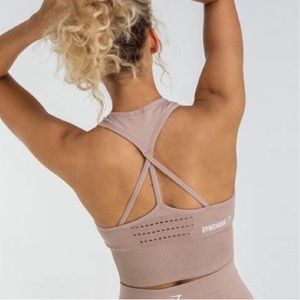 Gymshark Energy Seamless Crop Vest - Taupe - S